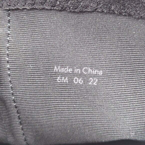 Jack Rogers Women Rayline Black Faux Suede Tall Zip Knee Boots size 6 - Picture 6 of 10